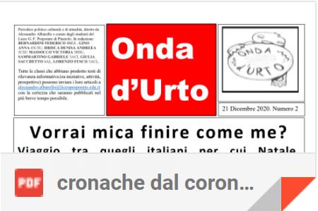 Foto della copertina onda d'urto